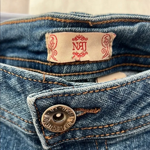 NRJ Blue Boot Cut Jeans Classic Denim Style - Picture 2 of 5